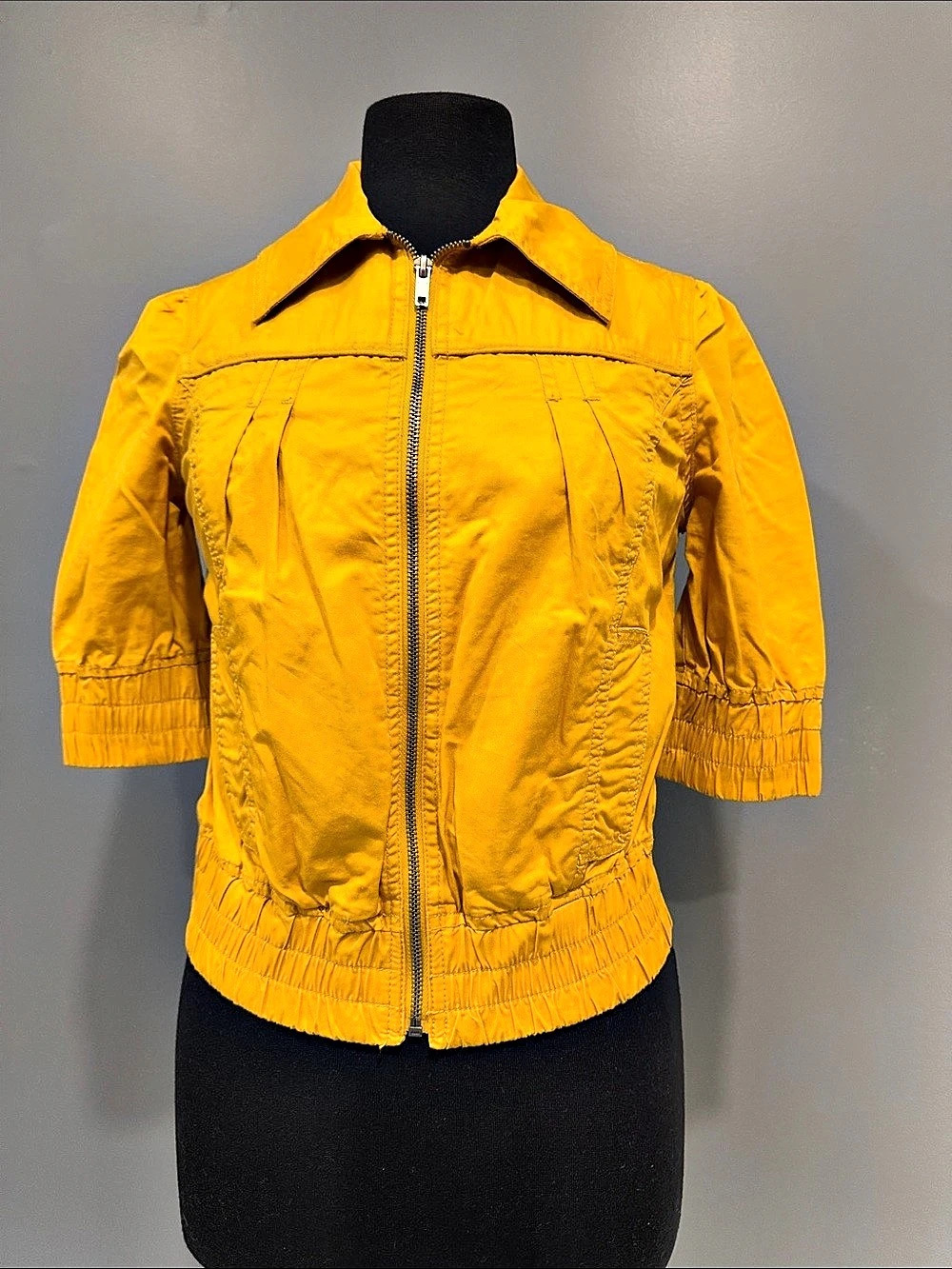Yellow Utility Jacket Size Small Like New